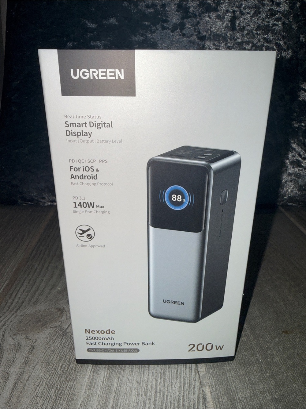 UGREEN Nexode 25,000mAh 200W Power Bank 140W PD 3.1 New Sealed